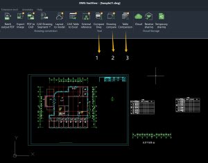 Caracteristici de comparație dwg fastview
