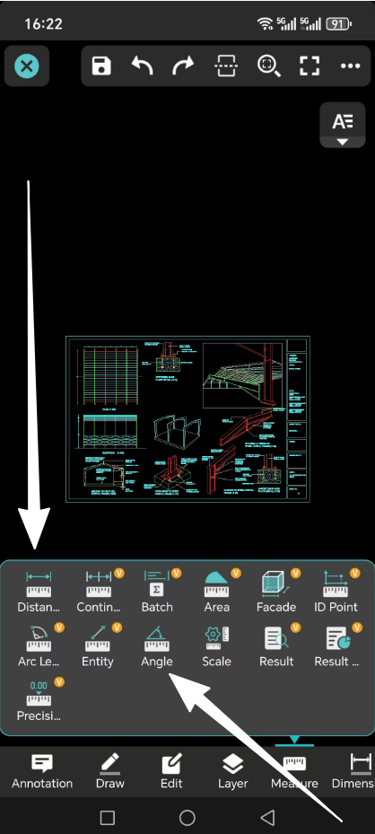 How To Measure Slope With Dwg Fastview