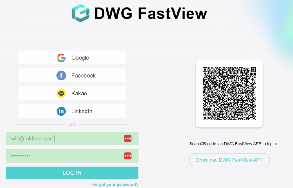 QR code login on Web